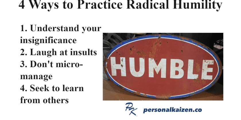 4 Ways to Practice Radical Humility