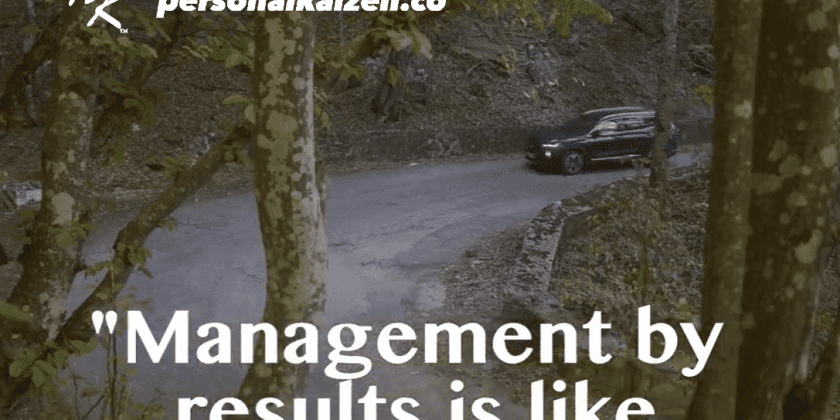 Management By Results: Like Driving Using Your Rearview Mirror