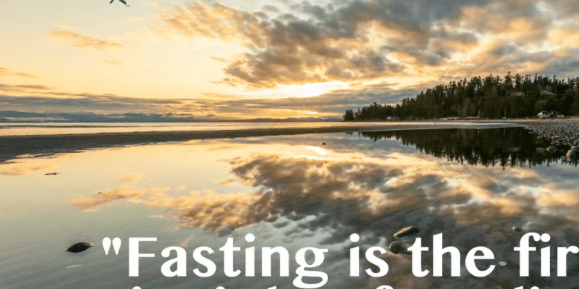 Fasting As The First Principle of Medicine