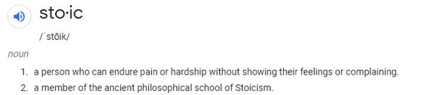 Stoic Definition
