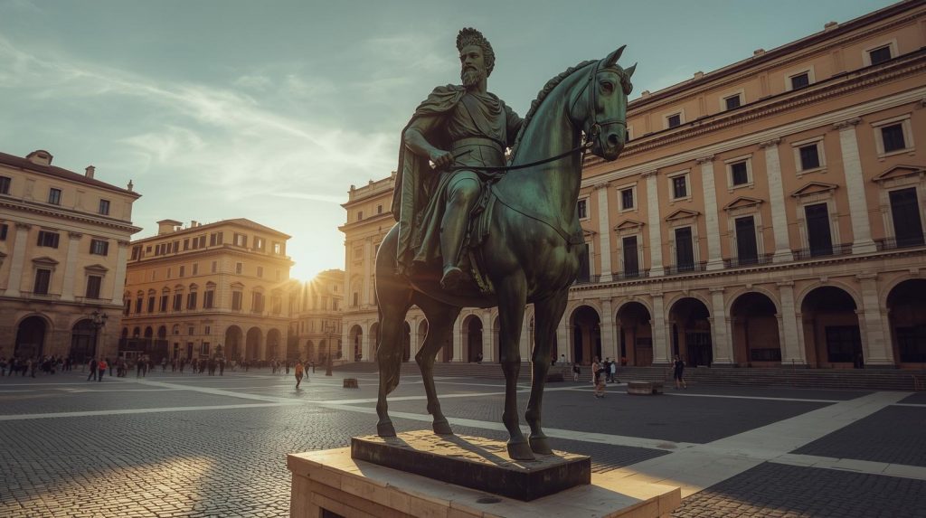 Stoic Marcus Aurelius happiness models